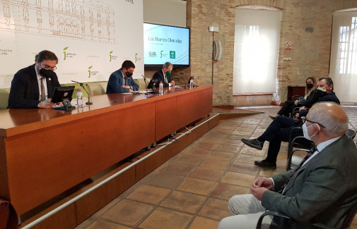 Un momento de la presentación de 'Los Martes Oleícolas'. Foto: Diputación de Jaén.