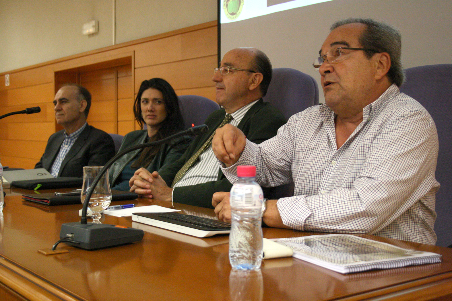 Álvaro González-Coloma, Carlos Sánchez, Teresa Pérez y Sebastián Sánchez.