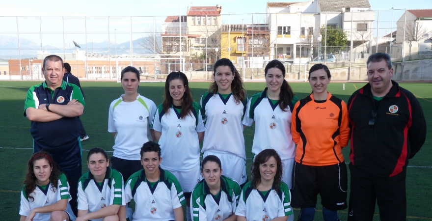 Equipo fútbol 7 femenino.