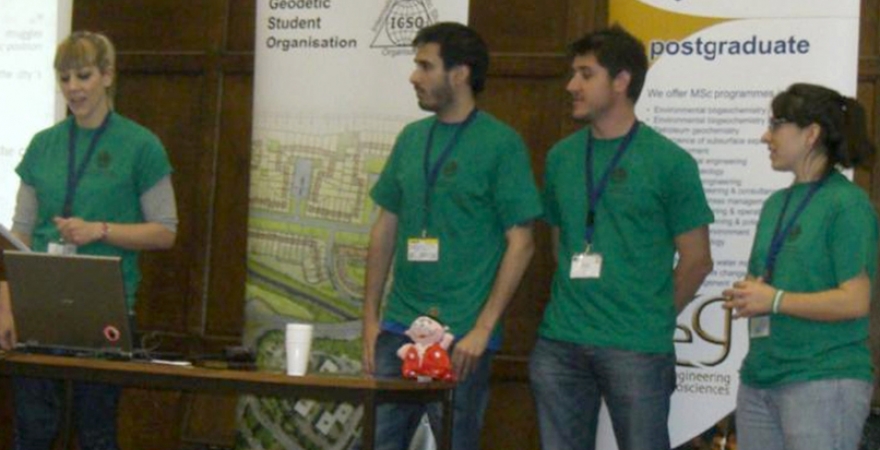 Delegación jiennense, durante la presentación del IGSM 2012 en Newcastle (Reino Unido)