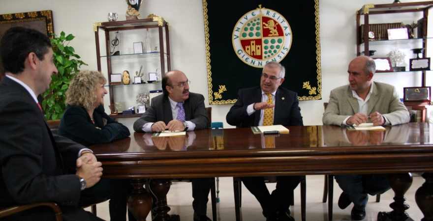 Félix Carlos García, Manuel Parras y Juan Carlos López (de izquierda a derecha)