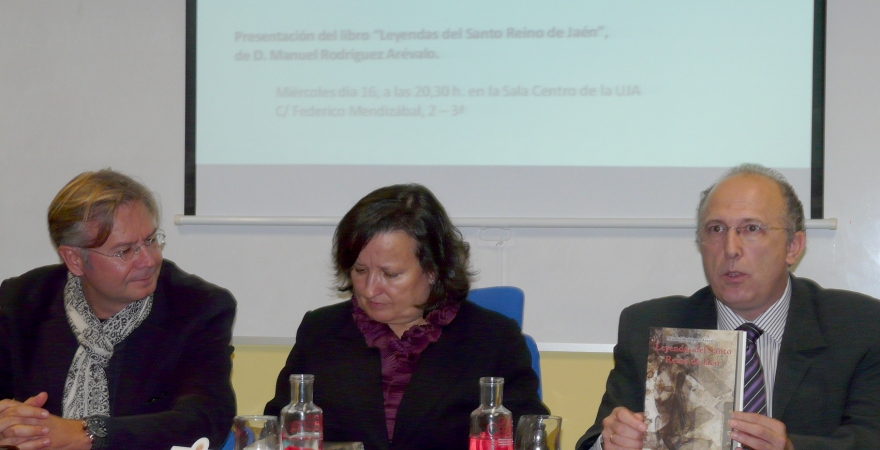 José Ángel Marín, Ana María Ortiz y Manuel Rodríguez Arévalo. (De izquierda a derecha)