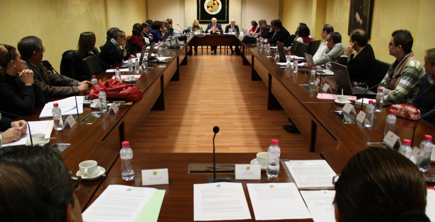 Una reunión del Consejo de Gobierno de la UJA