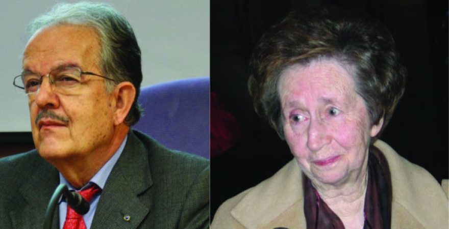 Juan Ramón Cuadrado y Margarita Salas
