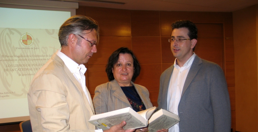 José Ángel Marín, Ana María Ortiz y Javier Marín