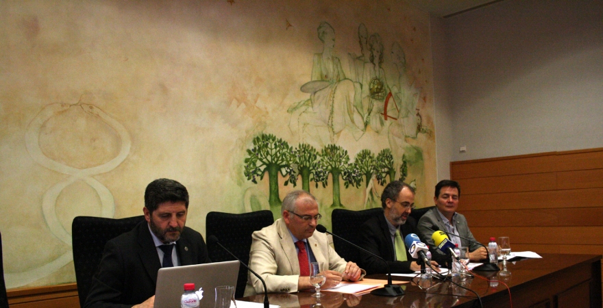 Juan Carlos Castillo, Manuel Parras, Mario Sánchez y Juan Manuel Rosas