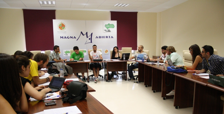 Reunión en la UJA de la Coordinadora Andaluza de Representantes de Estudiantes.