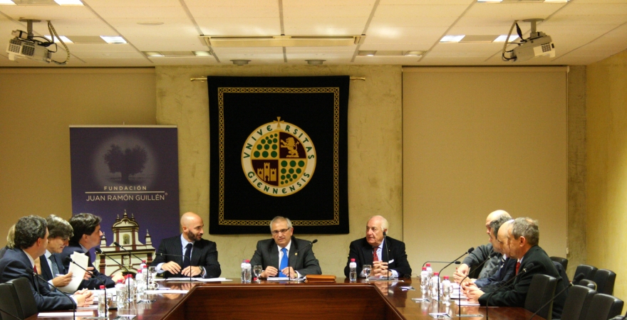Reunión celebrada en la Universidad de Jaén.