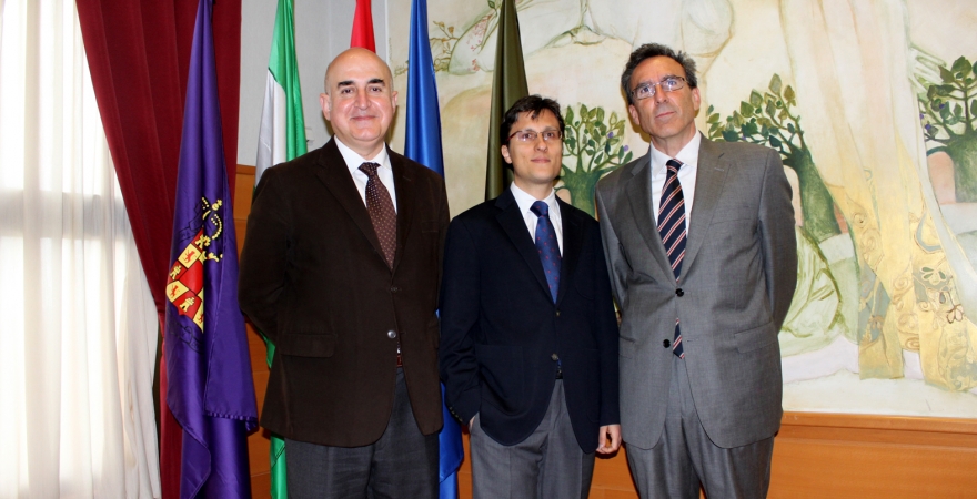 De izquierda a derecha, José Cuesta, Florencio Rodríguez y Jorge Lozano.