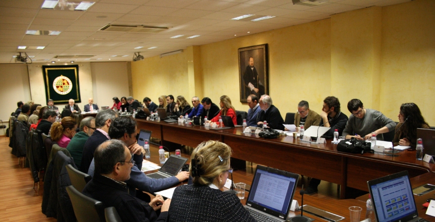 Reunión del Consejo de Gobierno de la Universidad de Jaén de hoy