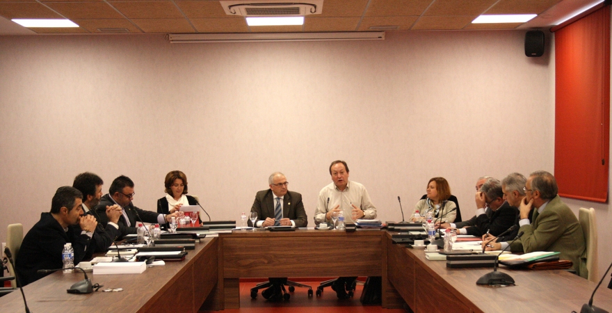 Mesa de Gerentes de la CRUE, celebrada la pasada semana en Jaén.