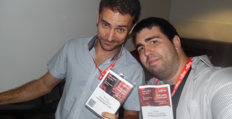 Arturo Montejo y Pablo Molina, en el Fujitsu World Tour