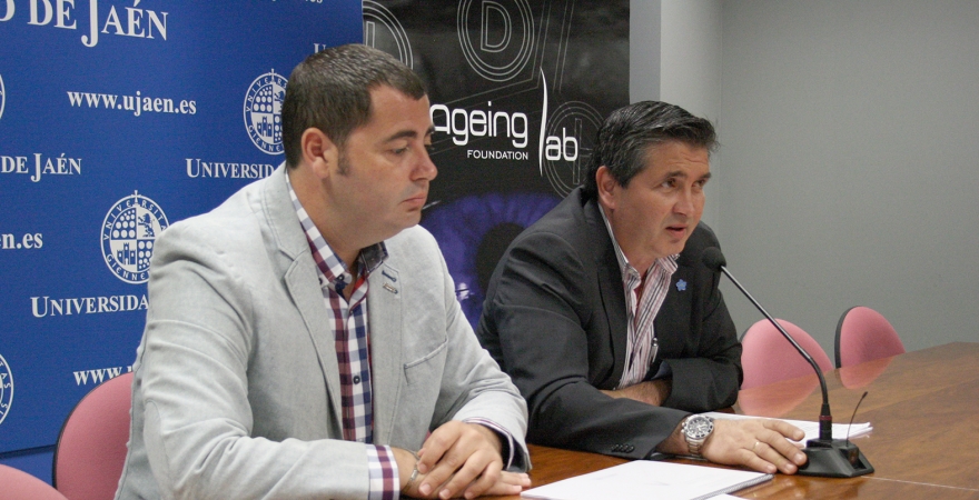 Alfonso Cruz y Andrés Rodríguez, durante la rueda de prensa.