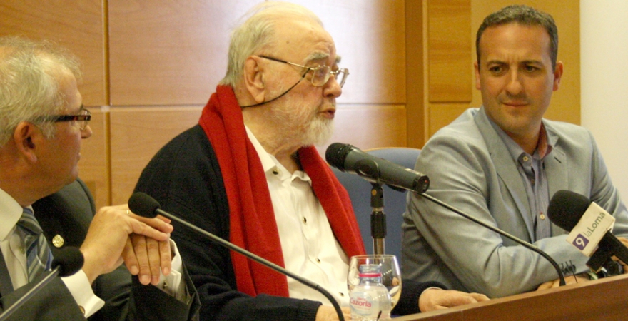 Miguel Picazo, durante la conferencia que impartió el pasado año en la UJA.