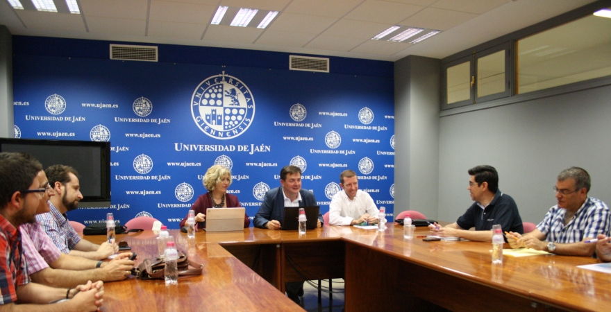 Reunión celebrada en la Universidad de Jaén.