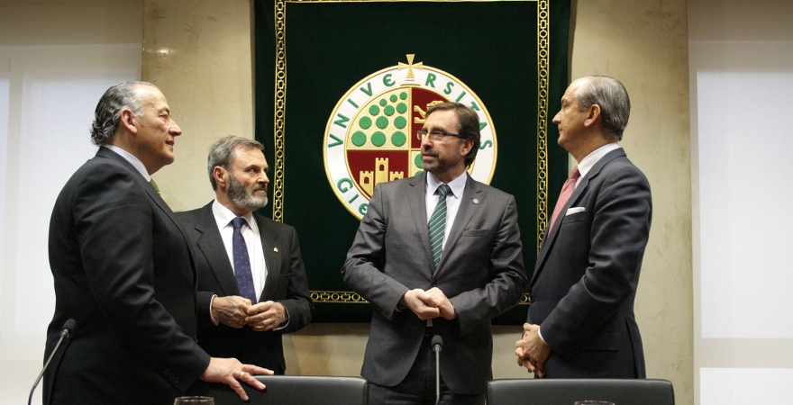 Luis Javier Gutiérrez, Juan Lillo, Juan Gómez y Arsenio Fernández de Mesa.