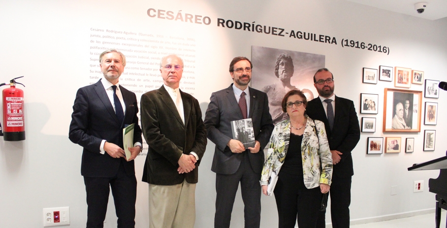 José A. Marín, Cesáreo Rodríguez-Aguilera de Prat, Juan Gómez, Mª Dolores Rincón y Felipe Serrano.