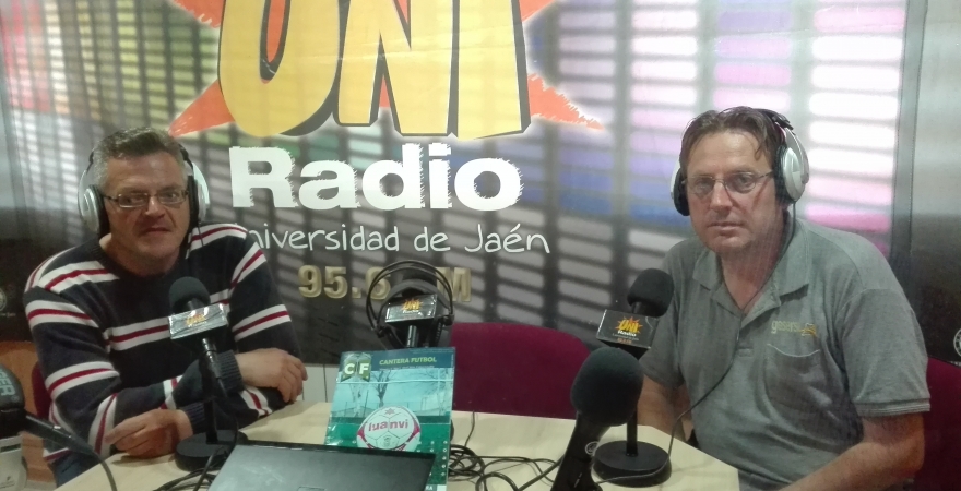 Miembros de radiozulo.com, en UniRadio Jaén.