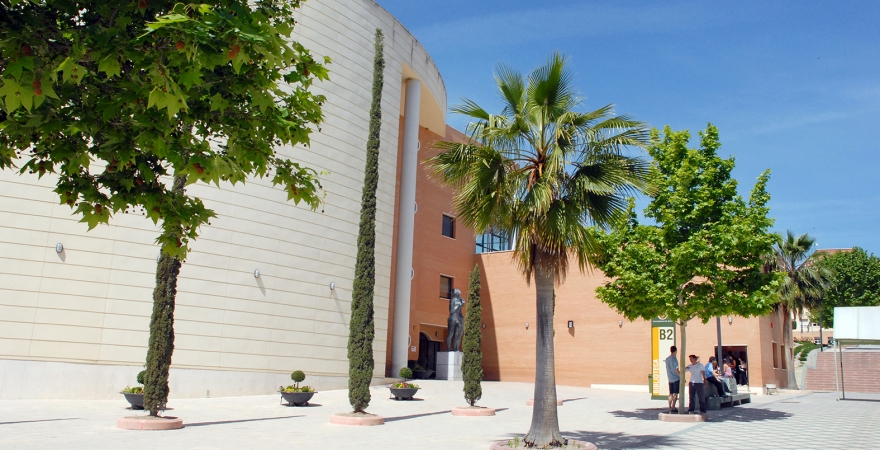 Edificio Biblioteca, en el Campus de Las Lagunillas.