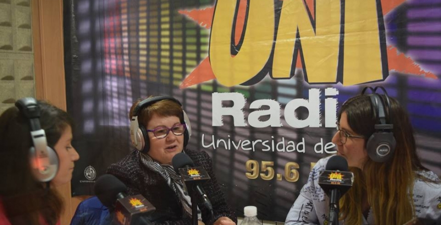 Patricia Torres, de UniRadio Jaén, entrevista a Antonia Collado y Rocío Ramírez.