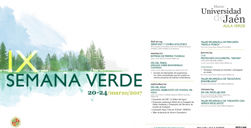 Cartel de la IX Semana Verde.