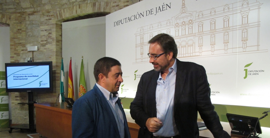Francisco Reyes y Juan Gómez. Foto. Diputación Provincial de Jaén
