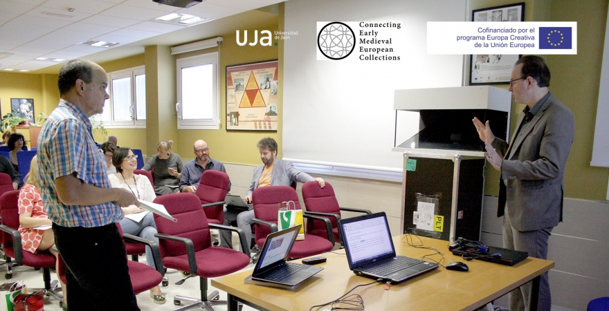 Apertura del encuentro, en el Instituto de Investigación en Arqueología Íbera de la UJA.
