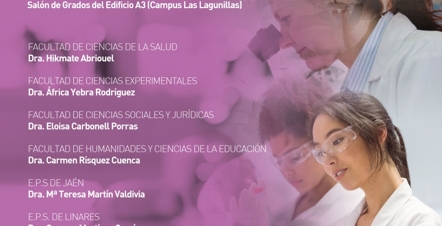 Cartel de la mesa redonda 'Mujeres investigadoras'.