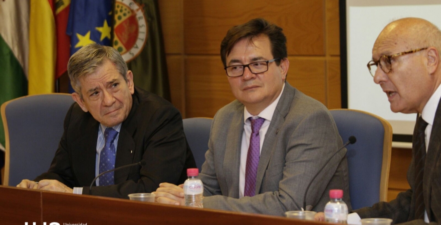Enrique Barón, Juan Manuel Rosas y Juan Manuel de Faramiñán. Foto: Fernando Mármol