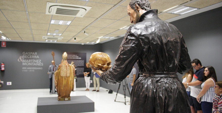 Exposición, en la Antigua Escuela de Magisterio de Jaén.
