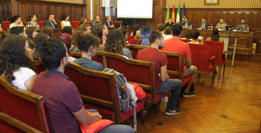 Intervención del Rector, durante el acto celebrado en Diputación.
