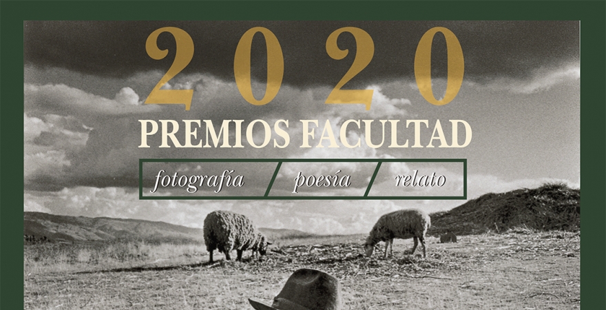 Cartel de los XXIV Premios Facultad de Fotografía, Poesía y Relato 2020.