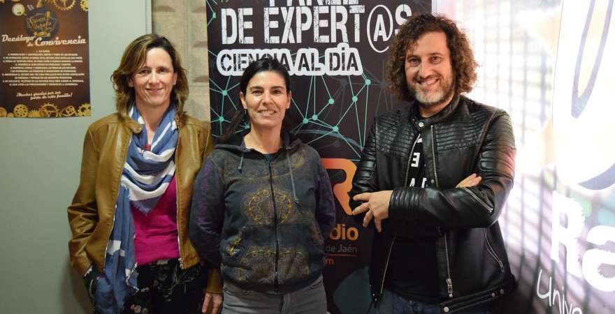 Concepción Paredes, María José Fernández y Julio A. Olivares.