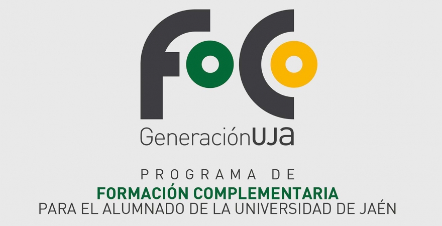 Logotipo del Programa FoCo Generación UJA.
