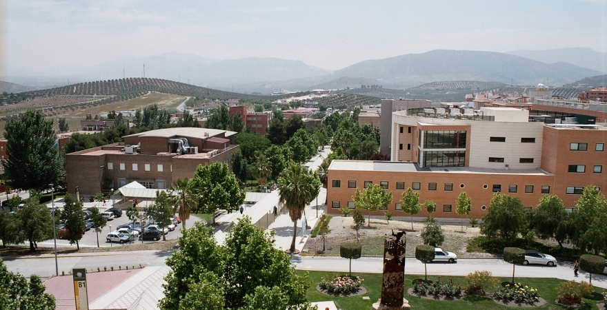 Vista del Campus Las Lagunillas de la UJA.
