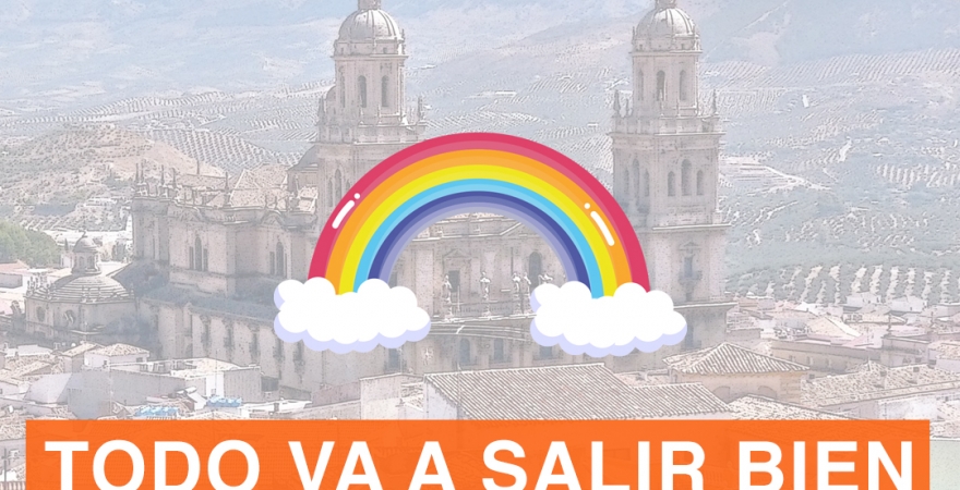 Cartel de la campaña de UniRadio para el envío de mensajes de ánimo.