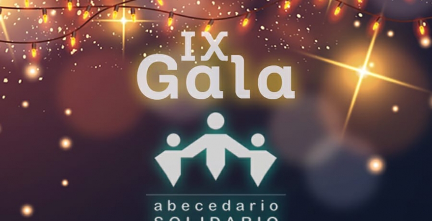 Imagen del cartel de la IX Gala 'Abecedario Solidario'.