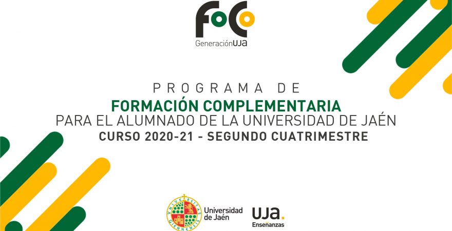 Cartel del Programa FoCo Generación UJA.