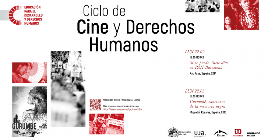 Cartel de Ciclo de Cine y Derechos Humanos.
