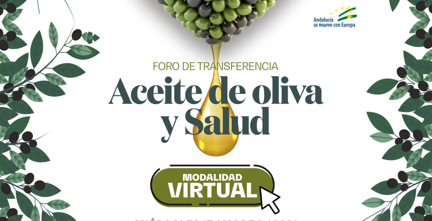 Cartel del foro sobre 'Aceite de oliva y Salud' celebrado los días 17 y 18.