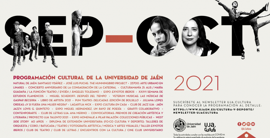 Cartel de la programación cultural de la UJA.