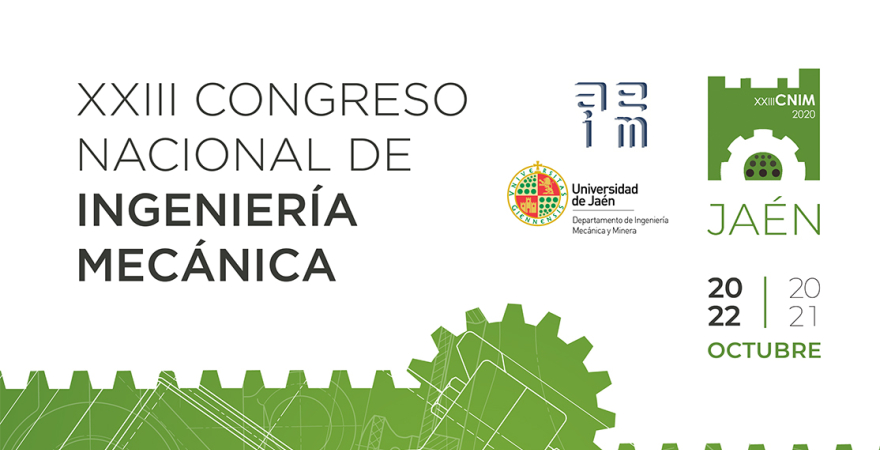 Cartel del XXIII Congreso Nacional de Ingeniería Mecánica.