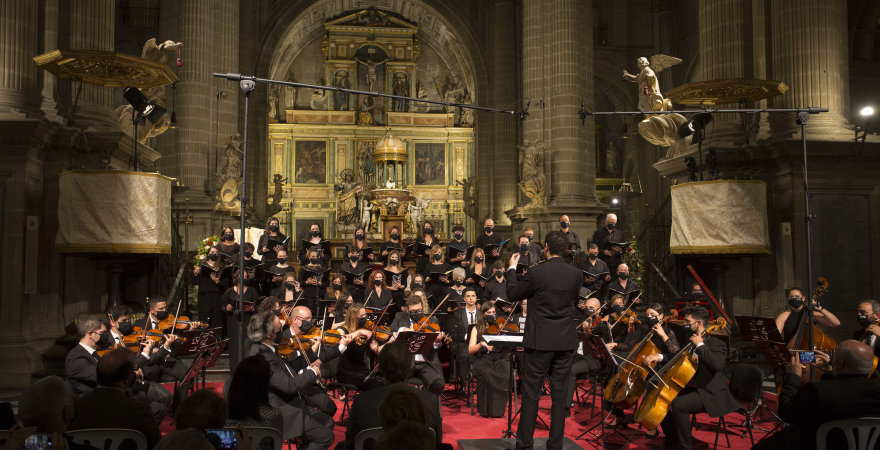 Momento del concierto. Fotografía: Fernando Mármol