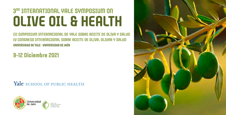Cartel del 3RD International Yale Symposium on Olive Oil & Health, and the 4th International Congress On Olive Oil, Olive Groves and Health.