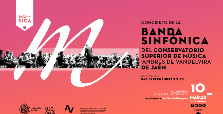 La Banda Sinfónica del Conservatorio de Superior de Música ‘Andrés de Vandelvira’ ofrece el jueves un concierto en el Aula Magna de la UJA