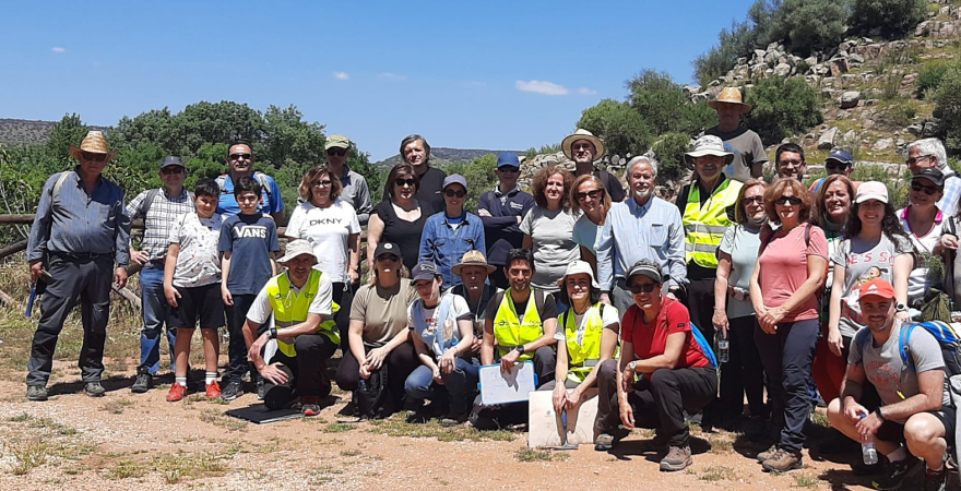 Participantes en Geolodía 2022 en la provincia de Jaén.
