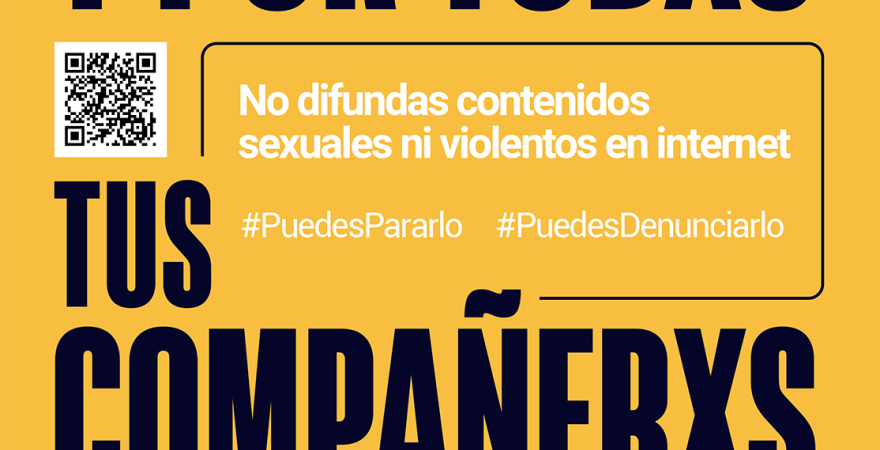 Cartel de las campañas de sensibilización impulsadas por la Agencia Española de Protección de Datos.
