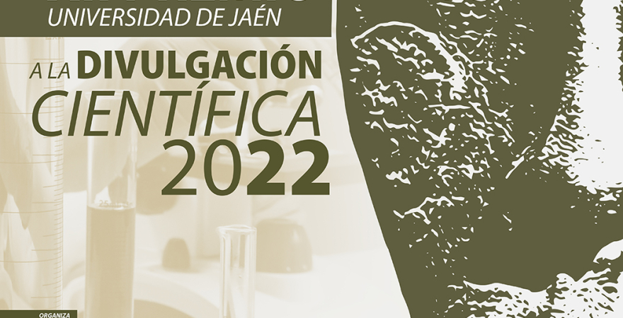 Cartel del XII Premio 'Universidad de Jaén' a la Divulgación Científica.