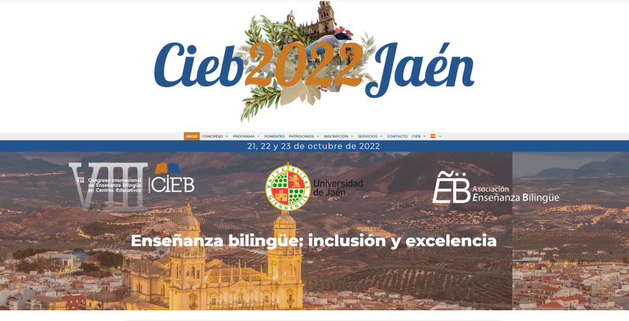 La Universidad de Jaén acogerá del 21 al 23 de octubre el VIII Congreso Internacional de Enseñanza Bilingüe en Centros Educativos (CIEB 2022)