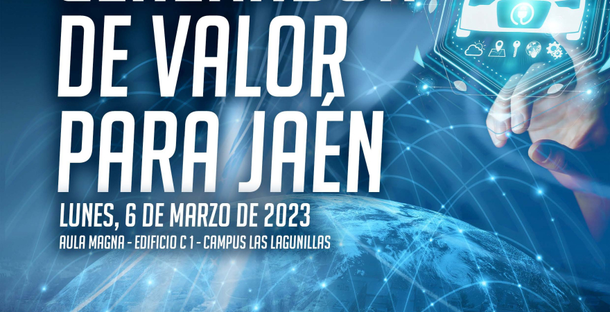 Cartel de la jornada sobre 'El CETEDEX, generador de valor para Jaén'.